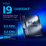 Computadora Gamer DXT Gaming DXTI932GB55070MTIT7, Intel Core i9-14900KF, NVIDIA GeForce RTX 5070 Ti, 32GB, 2TB SSD, Wi-Fi, Windows 11 Prueba + Teclado/Mouse/Monitor de 34" - Imagen adicional 4