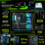 Computadora Gamer DXT Gaming DXTI932GB55070TIT6, Intel Core i9-14900KF, NVIDIA GeForce RTX 5070 Ti, 32GB, 2TB SSD, Wi-Fi, Windows 11 Prueba  - Imagen adicional 5