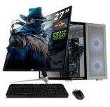 Computadora Gamer Dxt Gaming TITÁNT T7, AMD Ryzen 5 9600X, NVIDIA GeForce RTX 5050, 32GB, 1TB SSD, Wi-Fi, Windows 11 Prueba + Teclado/Mouse/Monitor de 27