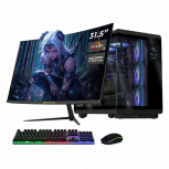 Computadora Gamer DXT Gaming CM-01065, AMD Ryzen 9 9900X, AMD Radeon RX 9070 XT, 16GB, 1TB SSD, Wi-Fi, Windows 11 Prueba + Teclado/Mouse/Monitor de 31.5"
