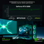 Computadora Gamer DXT Gaming CM-01043, AMD Ryzen 9 9950X, NVIDIA GeForce RTX 5090, 64GB, 2TB SSD, Wi-Fi, Windows 11 Prueba + Teclado/Mouse/Monitor de 34"  - Imagen adicional 5