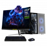 Computadora Gamer DXT Gaming CM-01049, Intel Core Ultra 5 225F, NVIDIA GeForce RTX 5060, 16GB, 1TB SSD, Wi-Fi, Windows 11 Prueba + Teclado/Mouse/Monitor de 23.8"