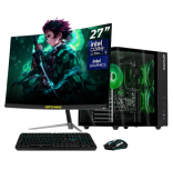 Computadora DXT Gaming DXTU916GB5XEMTPB, Intel Core Ultra 9 285, 16GB, 1TB SSD, Wi-Fi, Windows 11 Prueba + Teclado/Mouse/Monitor de 27"