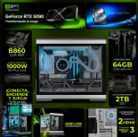 Computadora Gamer DXT Gaming CM-01033, Intel Core Ultra 9 285K, NVIDIA GeForce RTX 5090, 64GB, 2TB SSD, Wi-Fi, Windows 11 Prueba + Teclado/Mouse/Monitor de 34" - Imagen adicional 4