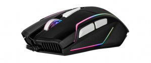 Mouse Gamer Ergonómico DXT Gaming Grip, Alámbrico, Óptico, 7.200DPI, USB-A, Negro - Imagen adicional 1