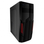 Gabinete Eagle Warrior Alpha con Ventana, Tower, ATX/Micro-ATX, USB 3.0, con Fuente de 450W, Negro