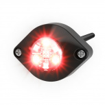 Ecco Estrobo ED9015RW, 6 LED, Rojo Claro
