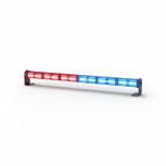 Ecco Barra de Luces LED MTS626MC-RABA, Exterior, 12 - 24V, 3.5A, Rojo/Ámbar/Azul