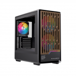Gabinete Einarex PULSE PM400, Midi-Tower, Micro-ATX/Mini-ITX, USB 3.0, sin Fuente, 3 Ventiladores Instalados, Negro