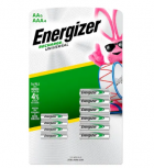 Energizer Pila Recargable AA/AAA, 1.2V, 10 Piezas