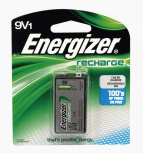 Energizer Pila Recargable Blister, 9V, 1 Pieza