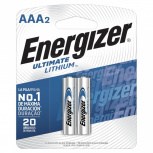 Energizer Pila Ultimate Lithium AAA, 1.5V, 2 Piezas