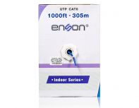 Enson Bobina de Cable Ethernet Cat6, UTP, 305 Metros