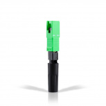 Enson Conector de Fibra Óptica SC/APC, Negro/Verde