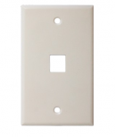 Enson Placa de Pared Universal, 1 Puerto, Blanco