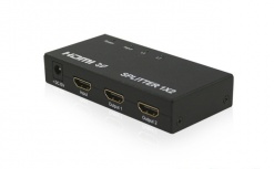 Enson Distribuidor HDMI ENS-HDMI12, 1 Entrada, 2 Salidas, Negro