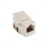 Enson Jack de Red Cat6a, RJ-45, Blanco