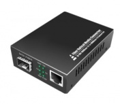 Enson Convertidor de Medios Gigabit Ethernet a Fibra Óptica SFP Multimodo, 1000 Mbit/s, 120Km