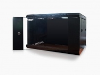 Enson Gabinete de Pared 6U, hasta 60KGs, Negro, ENS-RKGB6U | Abasteo.mx