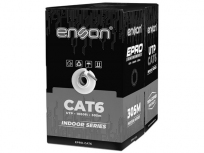 Enson Bobina de Cable Ethernet Cat6, UTP, 305 Metros