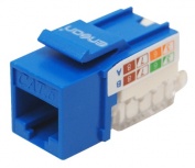 Enson Jack de Red Cat6, RJ-45, Azul