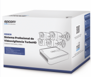 Epcom Kit de Vigilancia B8-KIT-DL/A de 4 Cámaras IP Bullet con Grabadora de 5 Canales