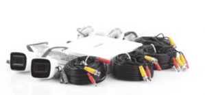 Epcom Kit de Vigilancia B8-KIT-MIC/T de 4 Cámaras IP Bullet con Grabadora de 4 Canales