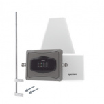 Epcom Amplificador de Señal Celular para Interiores, 2G, 3G, 4G, LTE, 869 - 2155 MHz, Type-N F, 60dB, hasta 500m²
