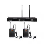 Epcom Kit de Micrófonos y Receptor UHF EP521UL, Inalámbrico, Negro