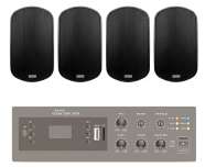 Epcom Bocina EPB240E/4WS50, Alámbrico, 5W RMS, USB, Negro