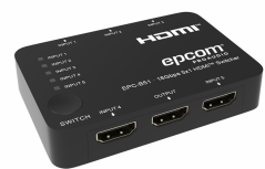 Epcom Divisor de Video HDMI, 5x HDMI, 3840x2160 4K