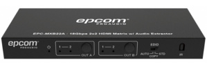 Epcom Extensor de Video Matricial EPC-MXB22A, 2 x 2 HDMI 4K/2K