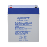 Epcom Batería Sellada PL-4.5-12, AGM/VRLA, 12V, 4500mAh