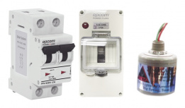 Epcom Interruptor Termomagnético 2 Polos PL63ACD, 800V, 63A, Entrada 800V