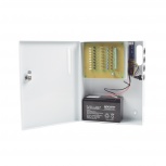 Epcom Fuente de Poder para 8 Cámaras PLK-12-DC-8A-BK, 120W, Entrada 96 - 264V, Salida 12 - 15 V