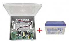 Epcom Fuente de Poder para Cámara PS12DC4PBK/K, Entrada 96 - 264V, Salida 11 - 15V, 5A, Incluye Batería de Respaldo