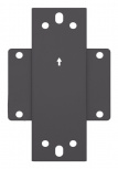 Epcom Placa para Pared SDJH122, 1 Pieza, Negro