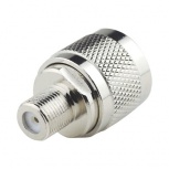 Epcom Conector Coaxial N Macho - F Hembra, Plata