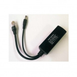 Epcom Adaptador de Microfonos para Cámaras IP, Negro