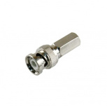 Epcom Conector Coaxial Hexagonal BNC Macho, para Cable Coaxial RG59/RG6