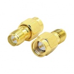 Epcom Conector Coaxial SMA Macho - SMA Hembra, Dorado