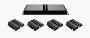 Epcom Kit Divisor de Video HDMI, 4 Puertos, Negro