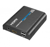 Epcom Receptor Alámbrico por Cable Cat5/Cat5e/Cat6, Entrada 1 x RJ-45, Salida 1 x HDMI, hasta 120 Metros
