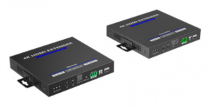 Epcom Kit Extensor de Video IP 4K HDMI Alámbrico Cat6/6a/7, 1x HDMI, 1x RJ-45, hasta 100 Metros