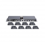 Epcom Kit de Extensores  HDMI 1 x 8 TT718PRO, Alámbrico, hasta 40 Metros, Negro