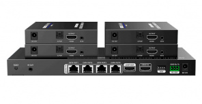 Epcom Kit Divisor y Extensor de Video HDMI, Cat6/6a/7, 1x HDMI, 70 Metros