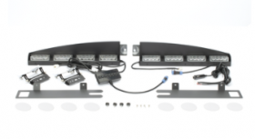 Epcom Luz de Advertencia LED para Interior XLL107RB, Azul/Rojo