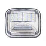 Epcom Luz de Advertencia 8 x 6", Luz Clara, para Ambulancias