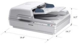 Scanner Epson WorkForce DS-6500, 1200 x 1200DPI, Escáner Color, USB, Blanco