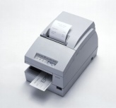 Epson TM-U675-012, Impresora de Multifunción incl. Cheques, Matriz de Puntos, Alámbrico, Serial, Blanco - Sin Cables
